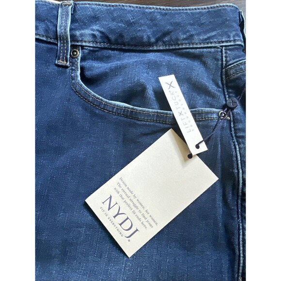 NYDJ Women's Plus Size Marilyn Straight Leg Jeans Blue Denim Cooper 22W - Picture 6 of 10